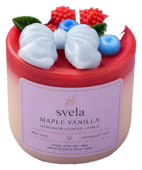 Maple Vanilla Scented Candle Hand-poured Maple Vanilla scented candle by SVELA